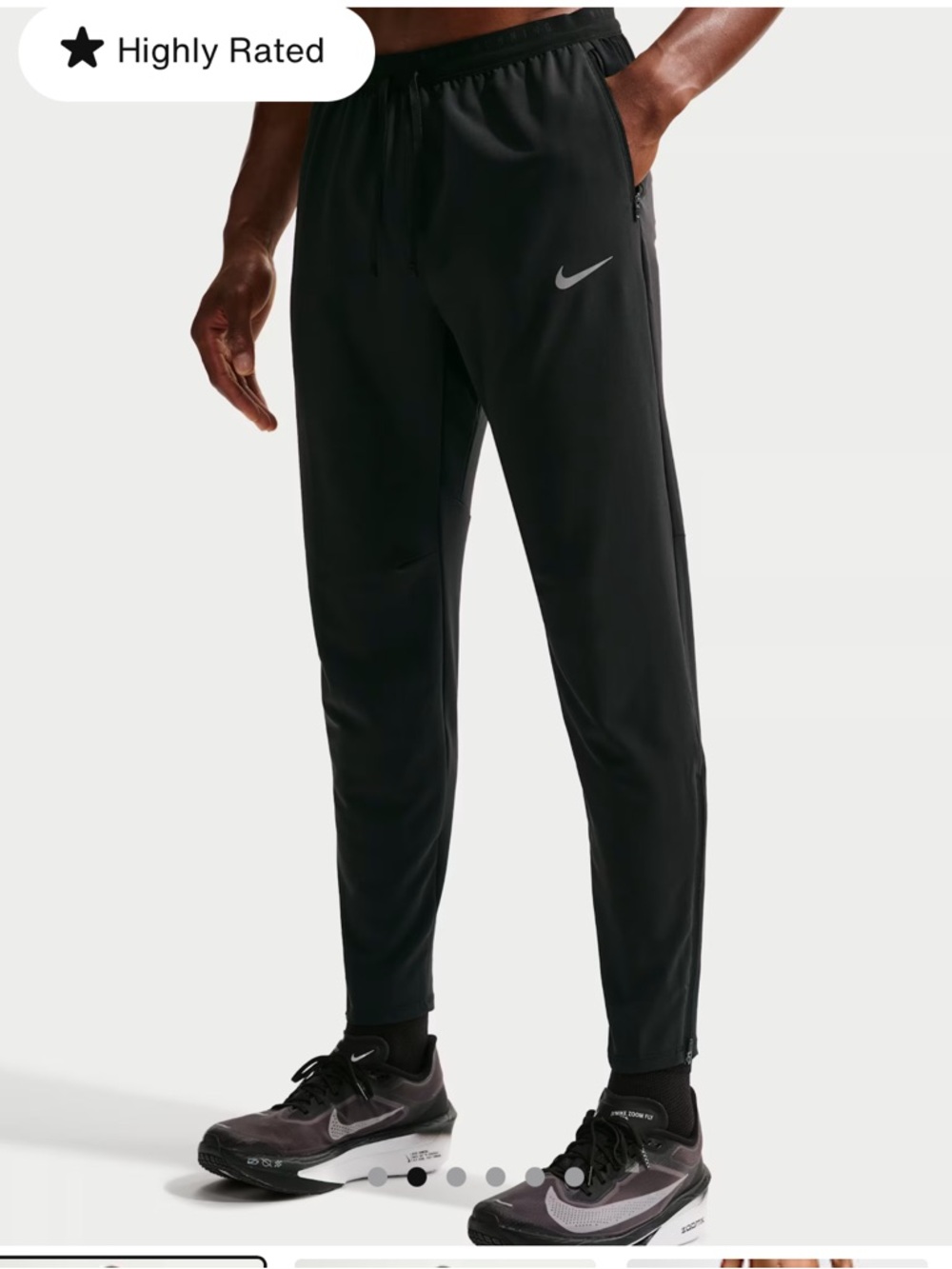 Nike Men’s Black Dri-FIT Training Pants